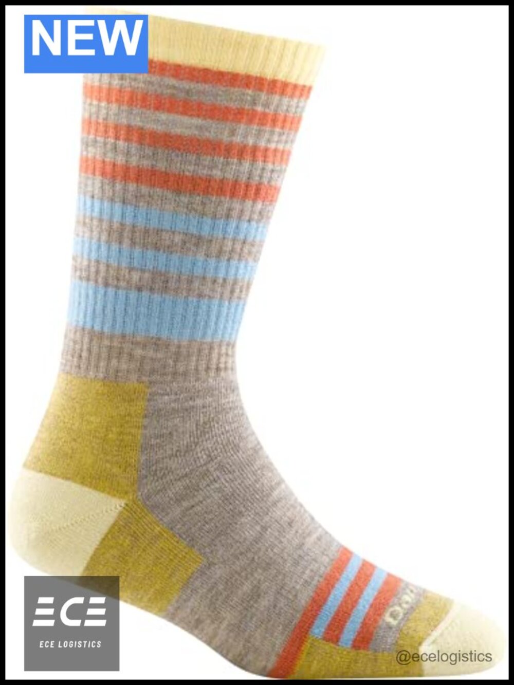 Merino Wool Micro Crew Hiking Socks Full Cushion Seamless Toe